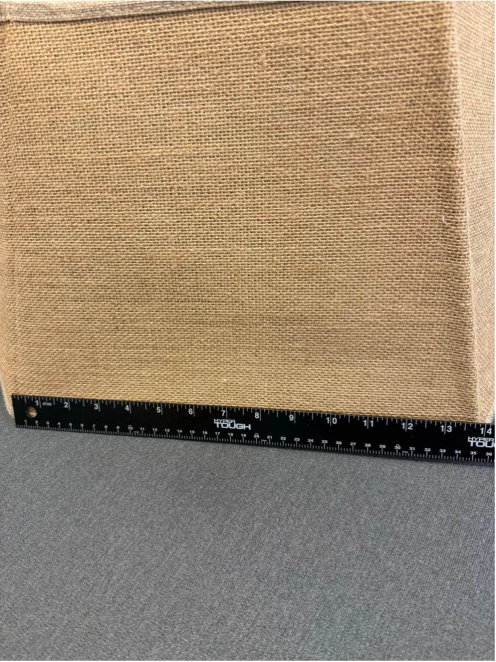 New Target Wondershop Christmas Tree Collar - Beige Burlap (Foldable Hexagon)